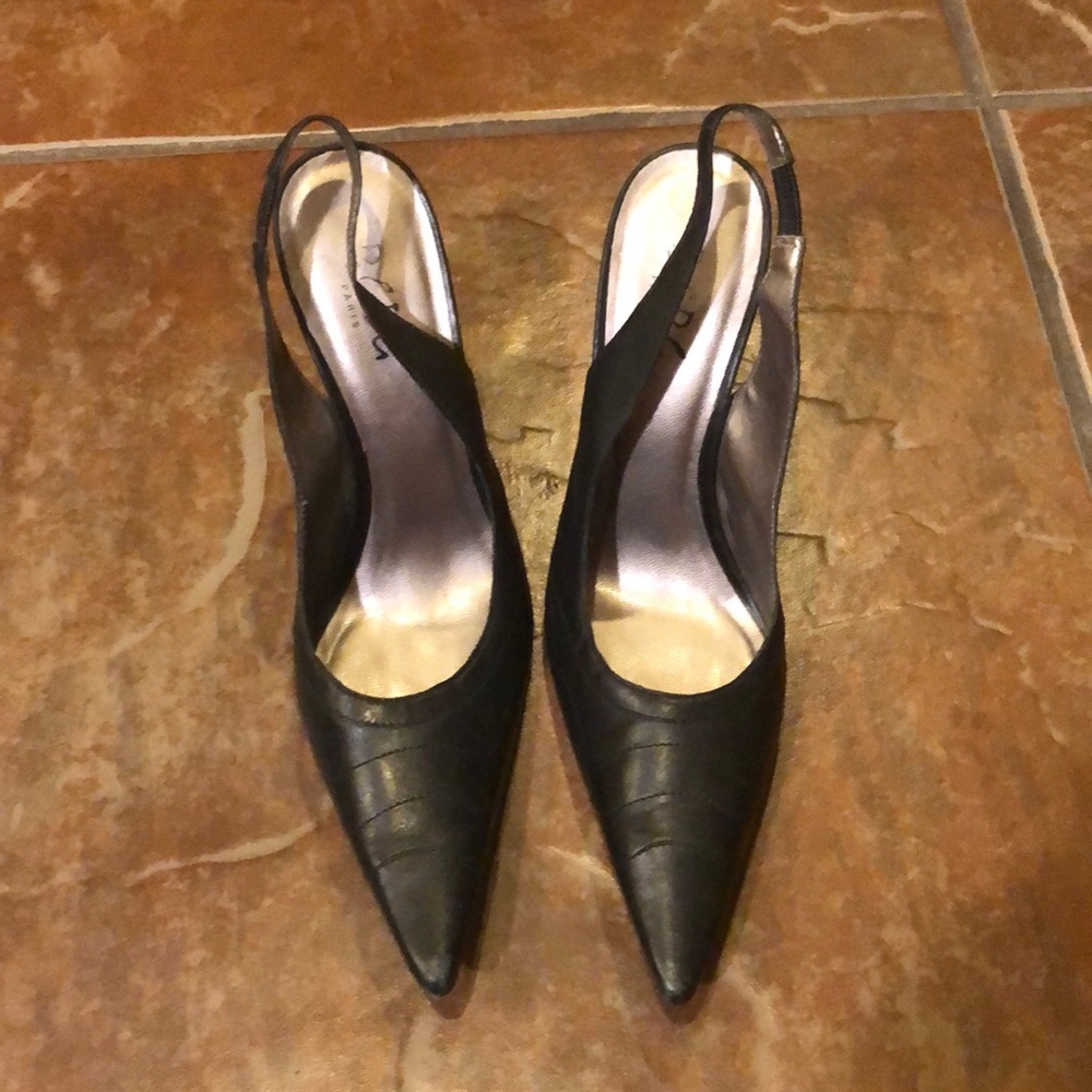 BCBG Leather Pointed Heels